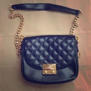 Black Quilted Purse